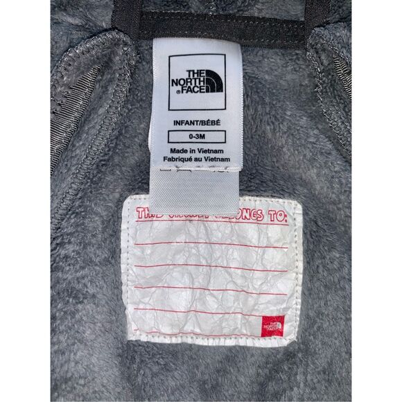 The North Face Gray Kids One Piece Footie - Picture 6 of 9